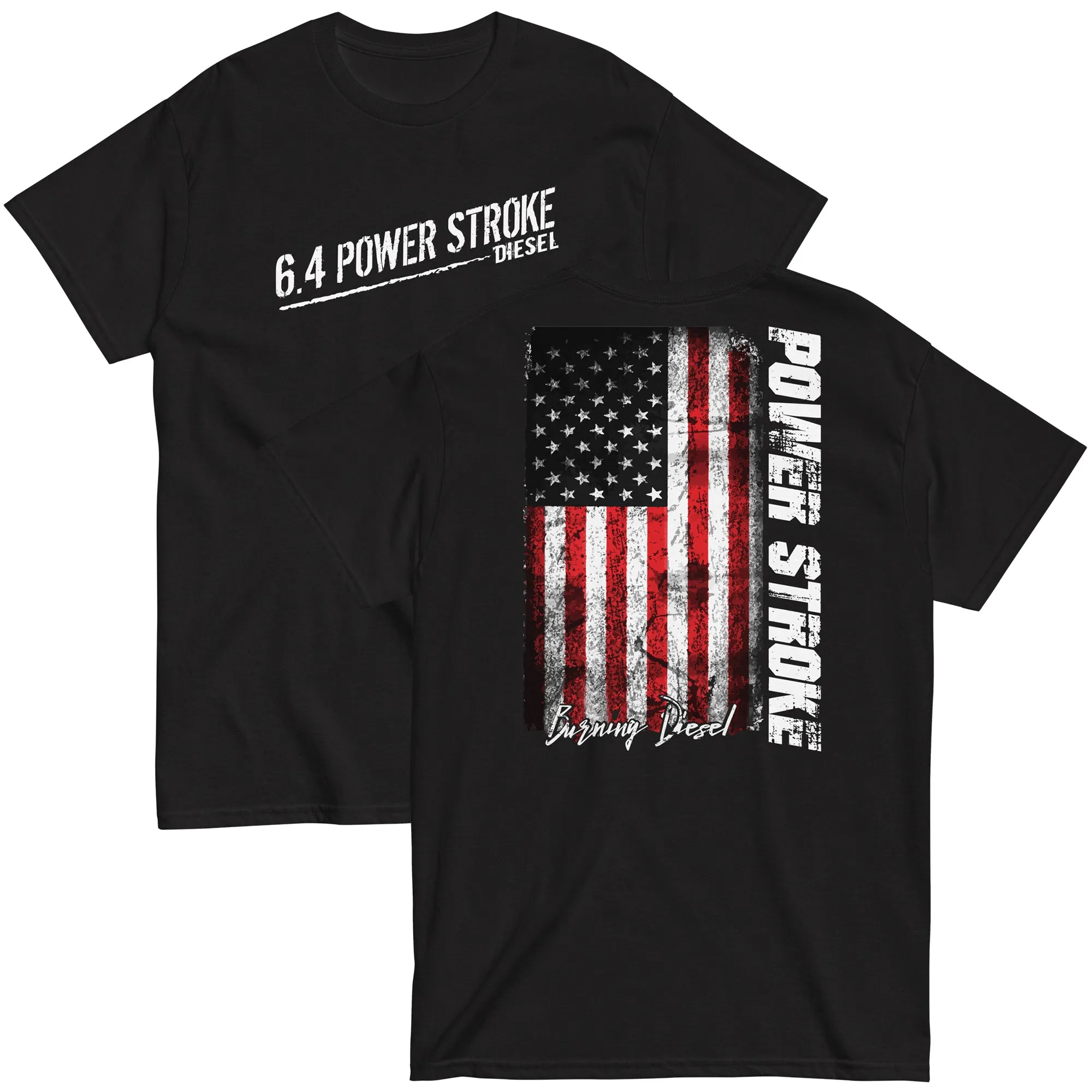 6.4 Power Stroke American Flag T-Shirt