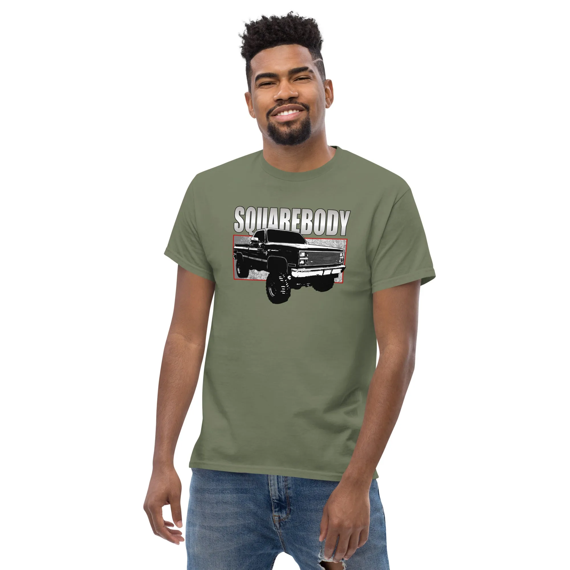 80s Squarebody 4x4 T-Shirt Square Body Truck Tee