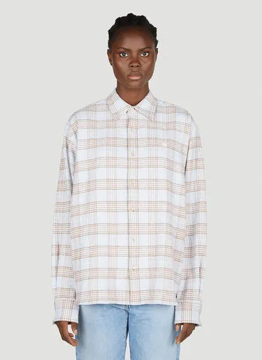 Acne Studios  |Other Plaid Patterns Casual Style Long Sleeves Cotton