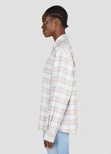 Acne Studios  |Other Plaid Patterns Casual Style Long Sleeves Cotton