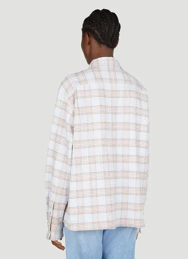 Acne Studios  |Other Plaid Patterns Casual Style Long Sleeves Cotton