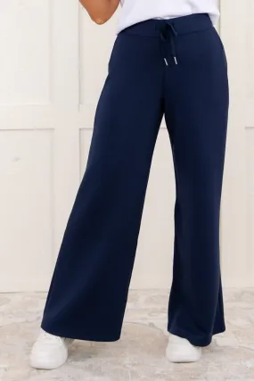 Airessentials Wide Leg Pant - Timeless Navy | SPANX