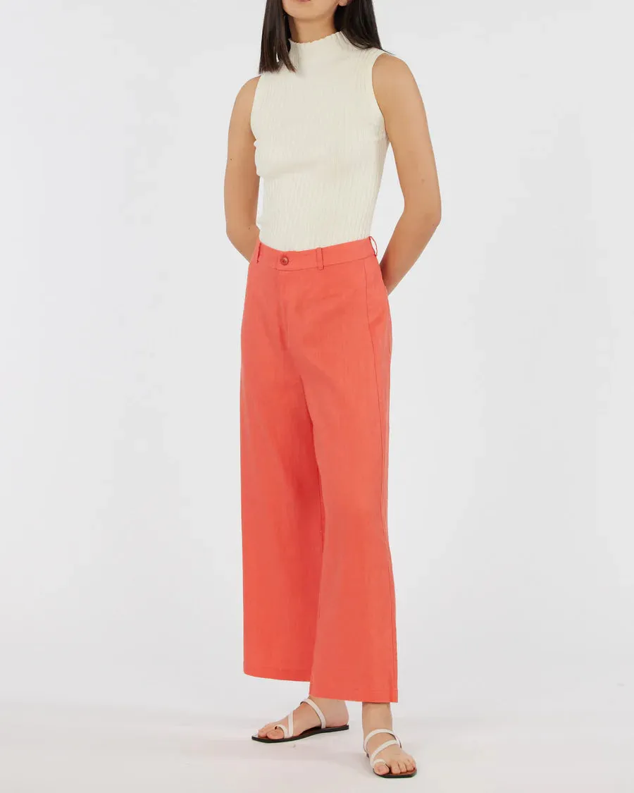 Amelius - Barossa Linen Pant Poppy