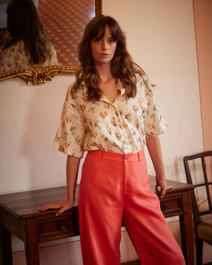 Amelius - Barossa Linen Pant Poppy