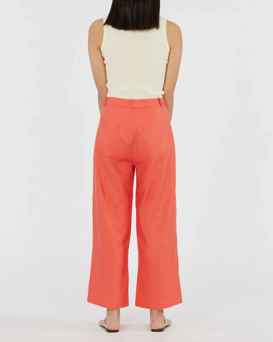 Amelius - Barossa Linen Pant Poppy