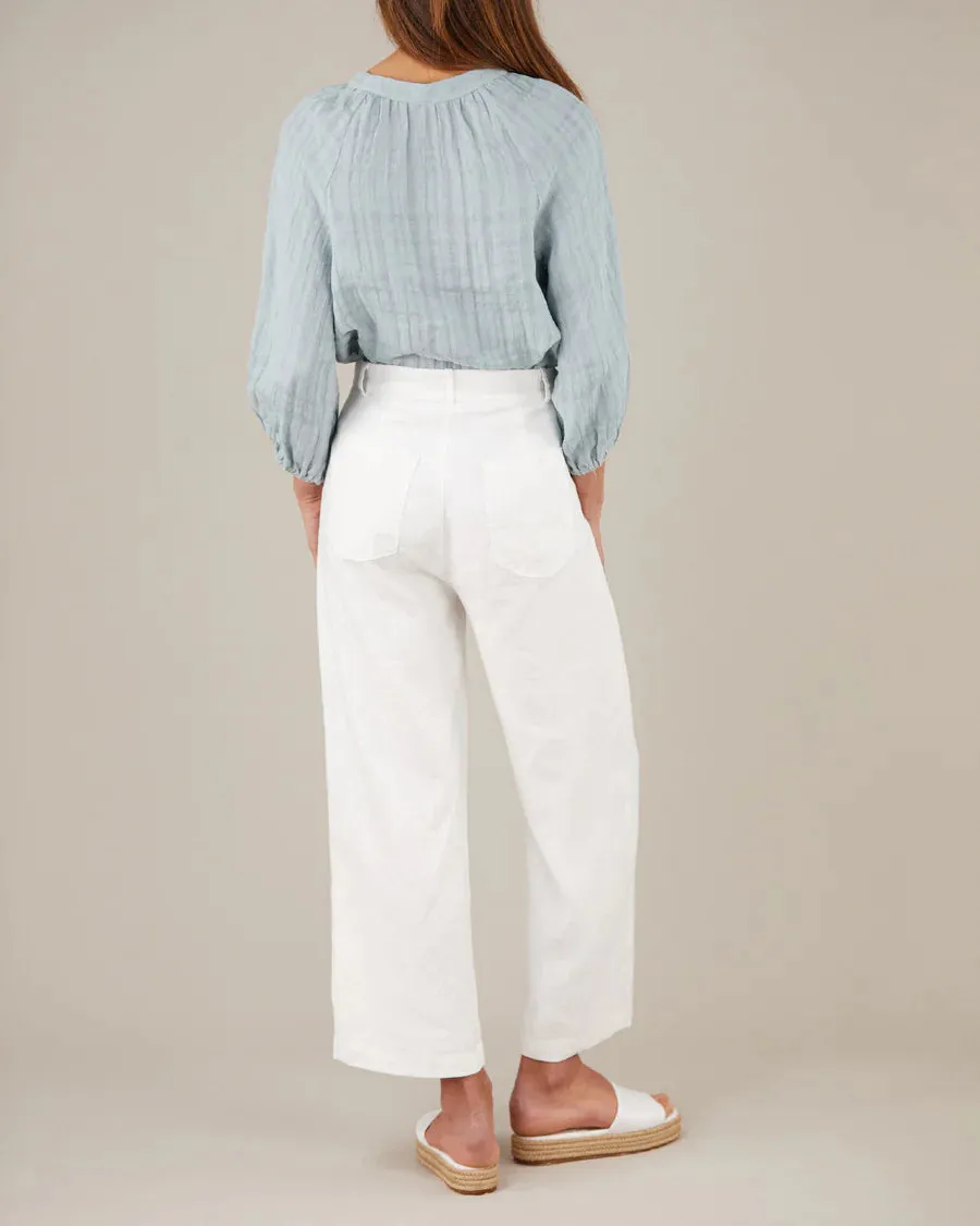 Amelius - Barossa Linen Pant White