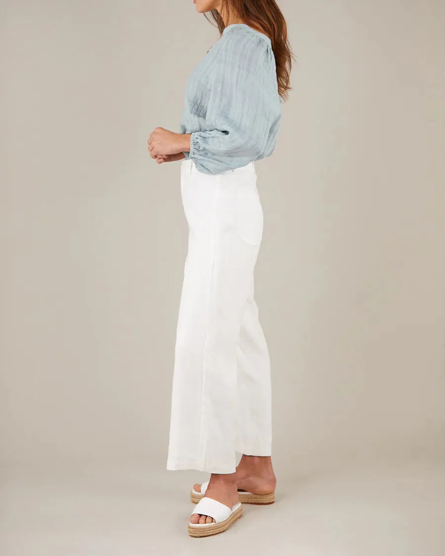 Amelius - Barossa Linen Pant White