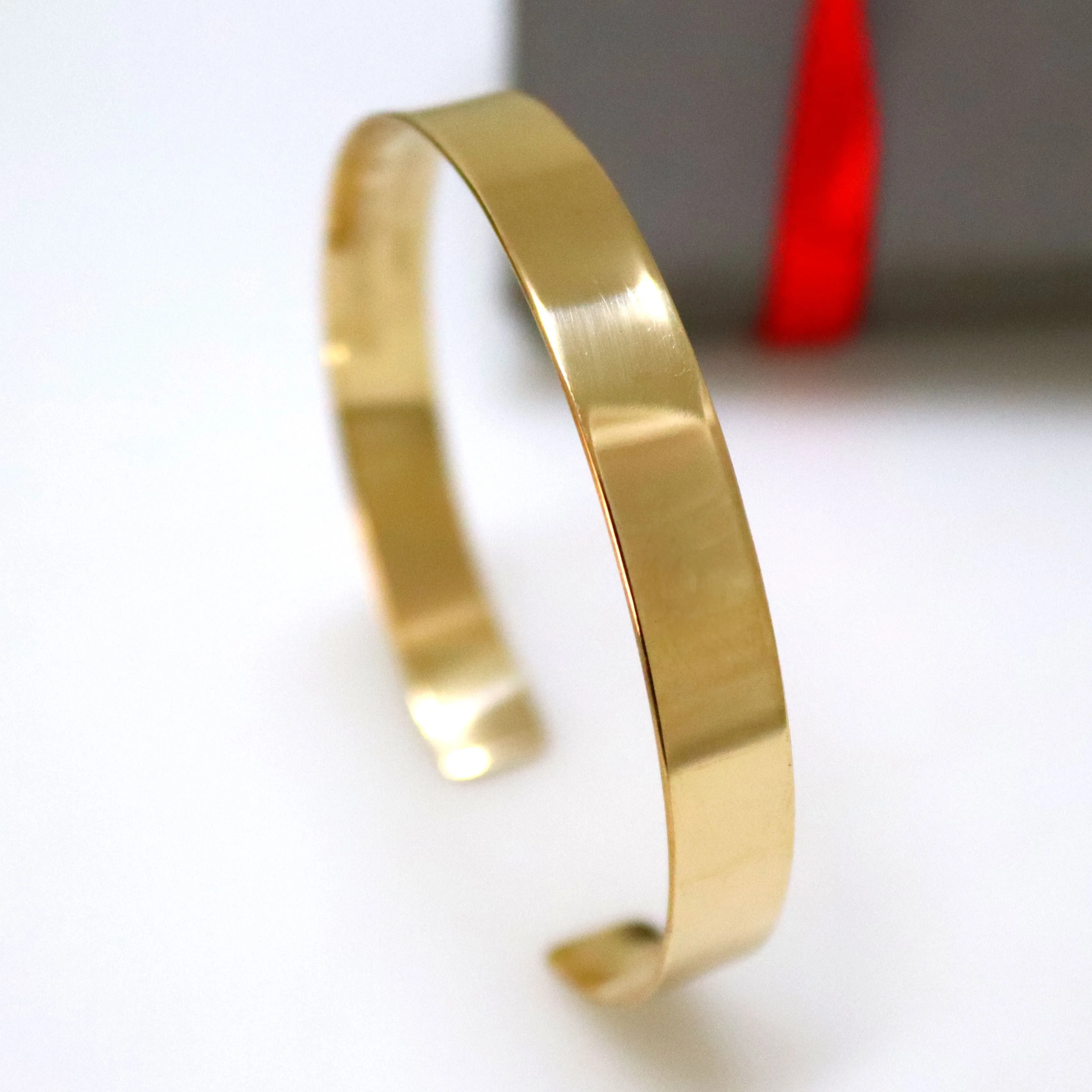 Anniversary Gift - Engraved Cuff Bracelet for Men