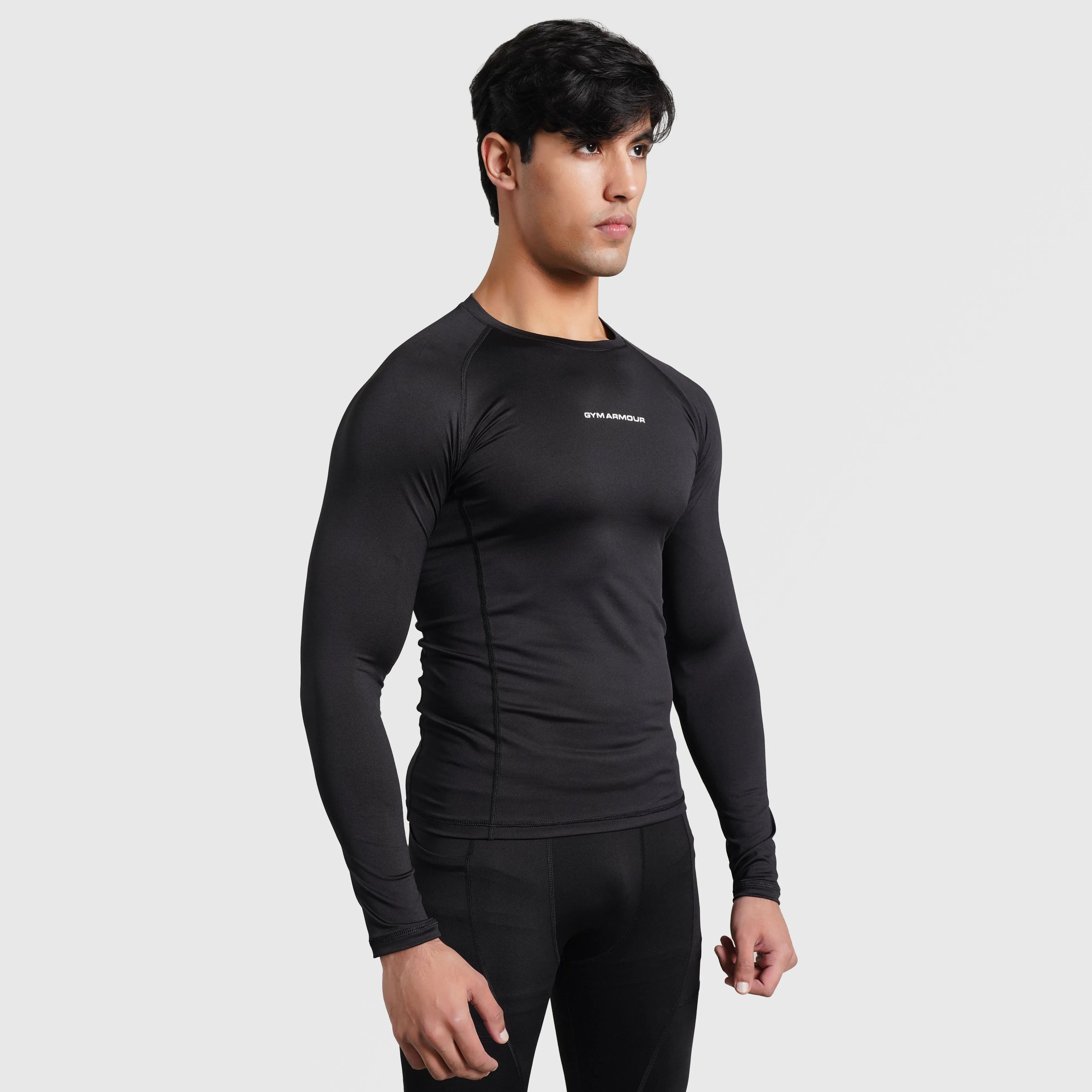 Armour Compression LongSleeves Tee (Black)