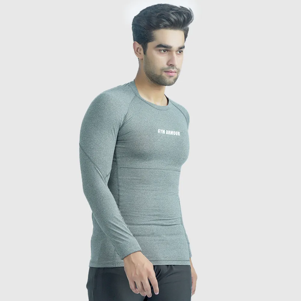 Armour Compression LongSleeves Tee (Grey)