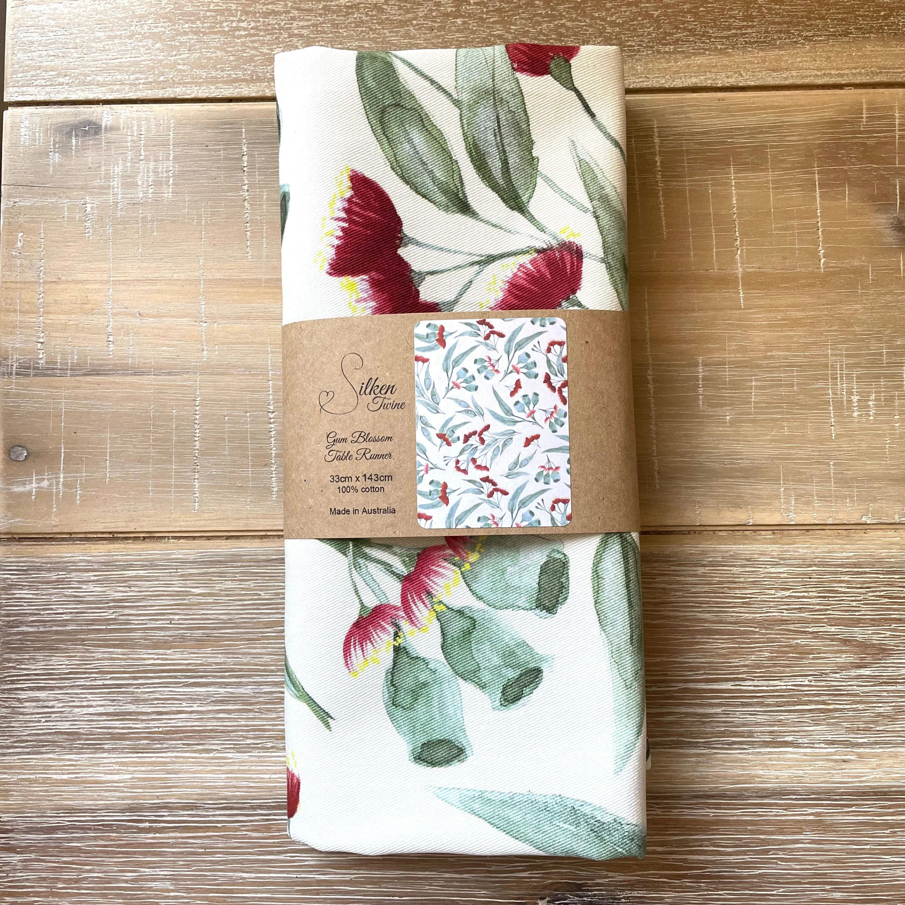 Australian Gum Blossom Table Runner