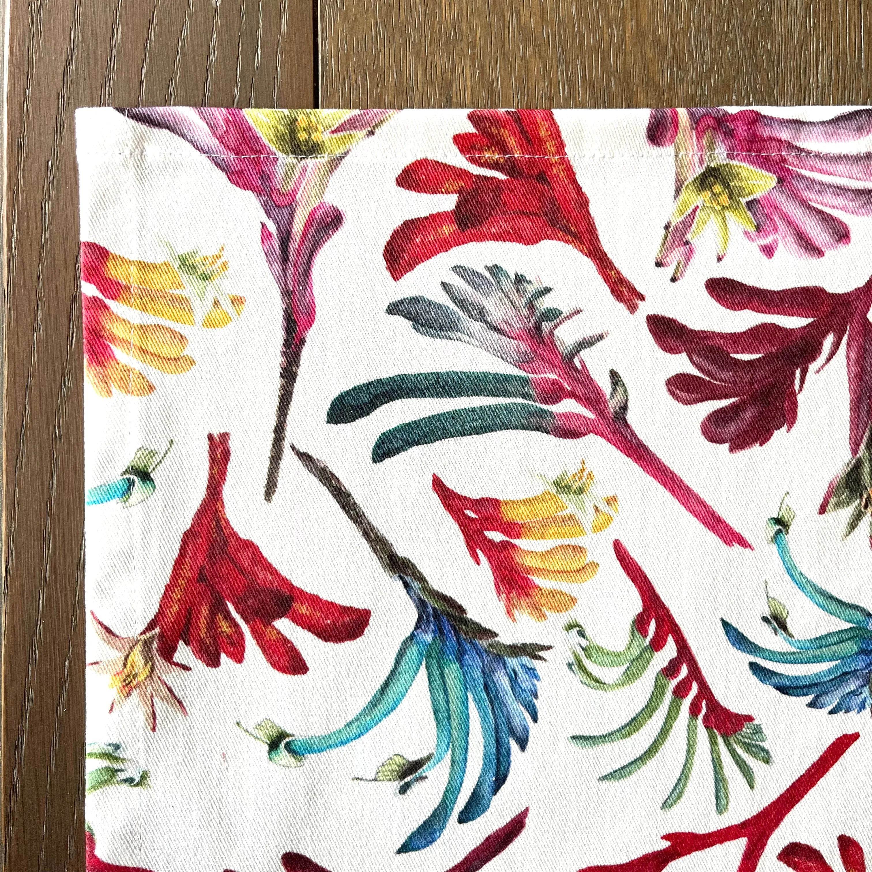 Australian Kangaroo Paw Table Runner