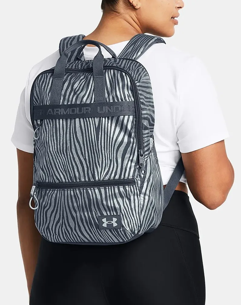 backpack Under Armour Essentials - Downpour Gray/Harbor Blue - women´s