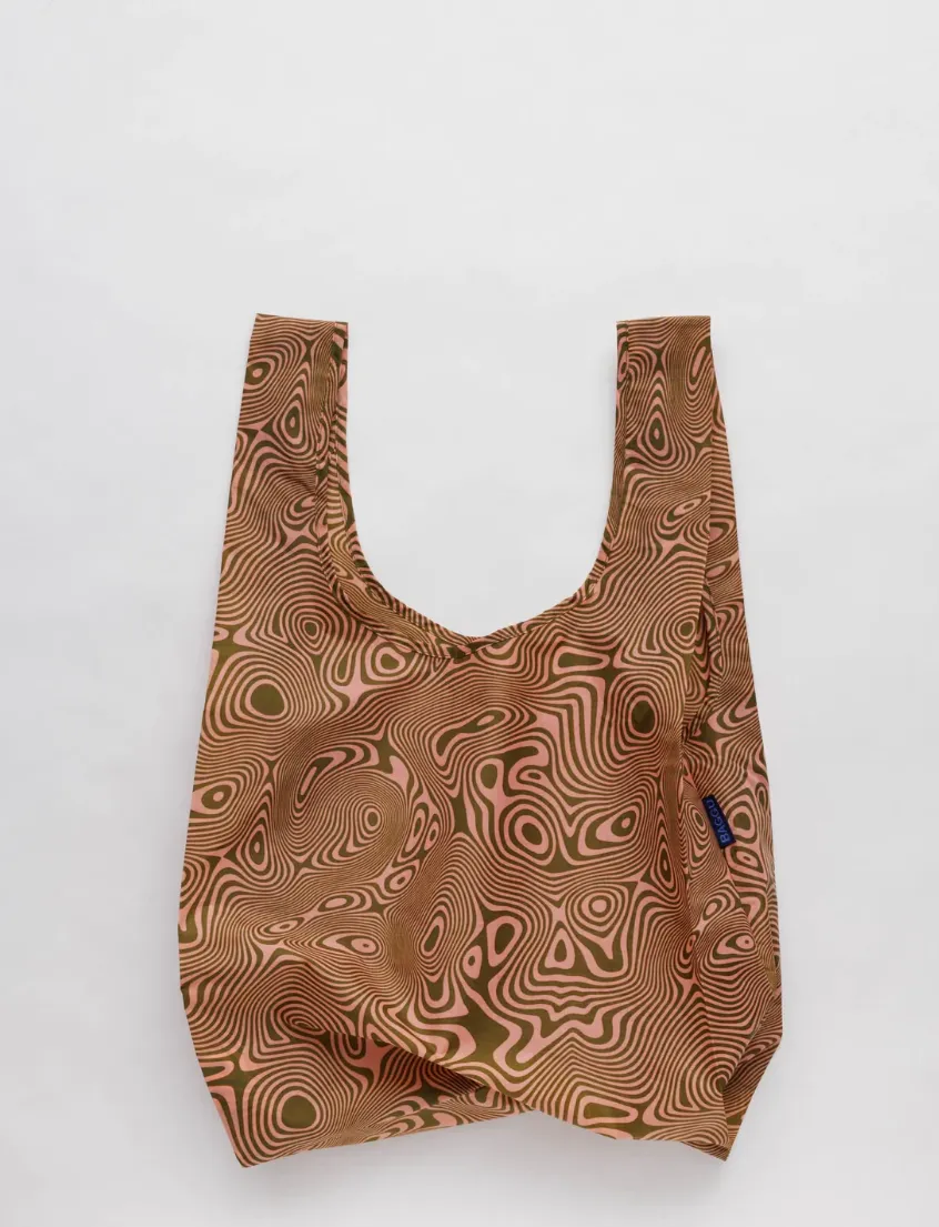 Baggu: Trippy Swirl Salmon Reusable Bag