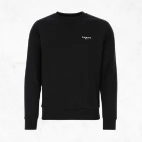 BALMAIN  |Unisex Plain Cotton Logo Luxury Sweatshirts