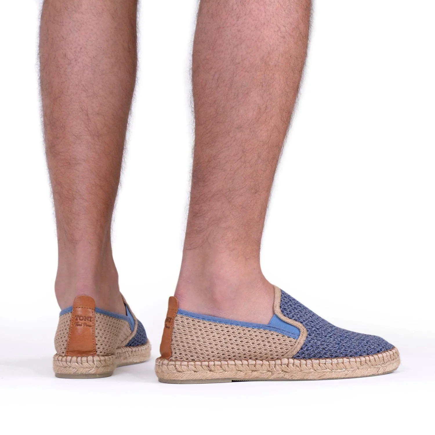 Basic Cotton Blend Espadrilles for Men - Dubai