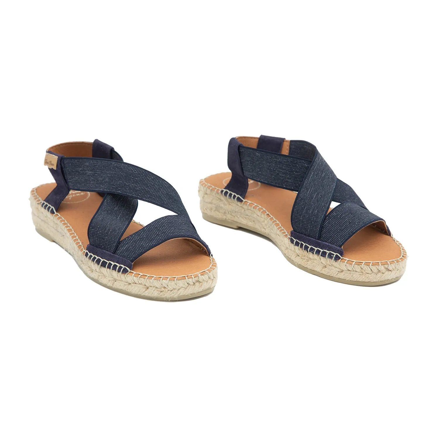 Basic Elastic Wedge Espadrille for Women - Evani