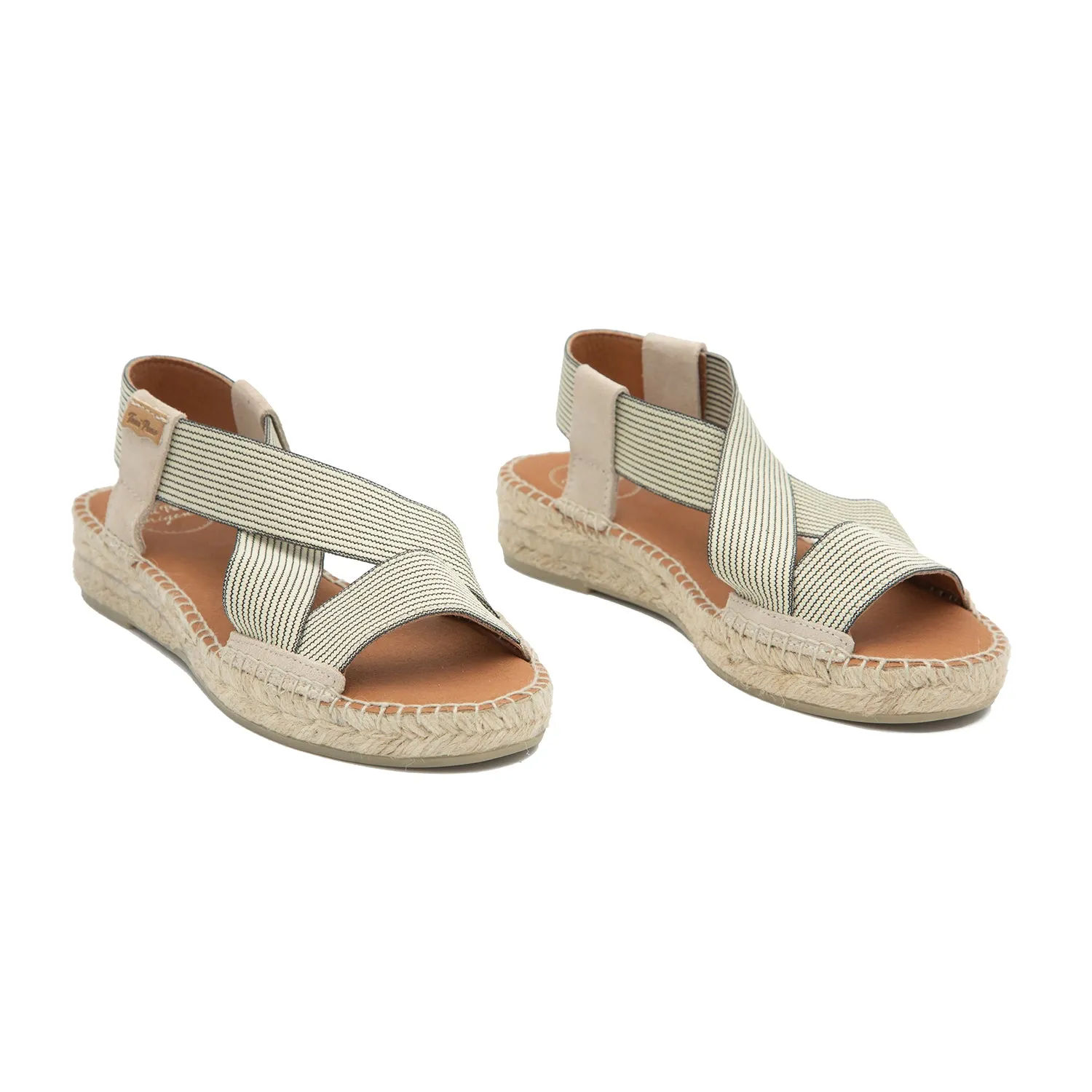 Basic Elastic Wedge Espadrille for Women - Evani