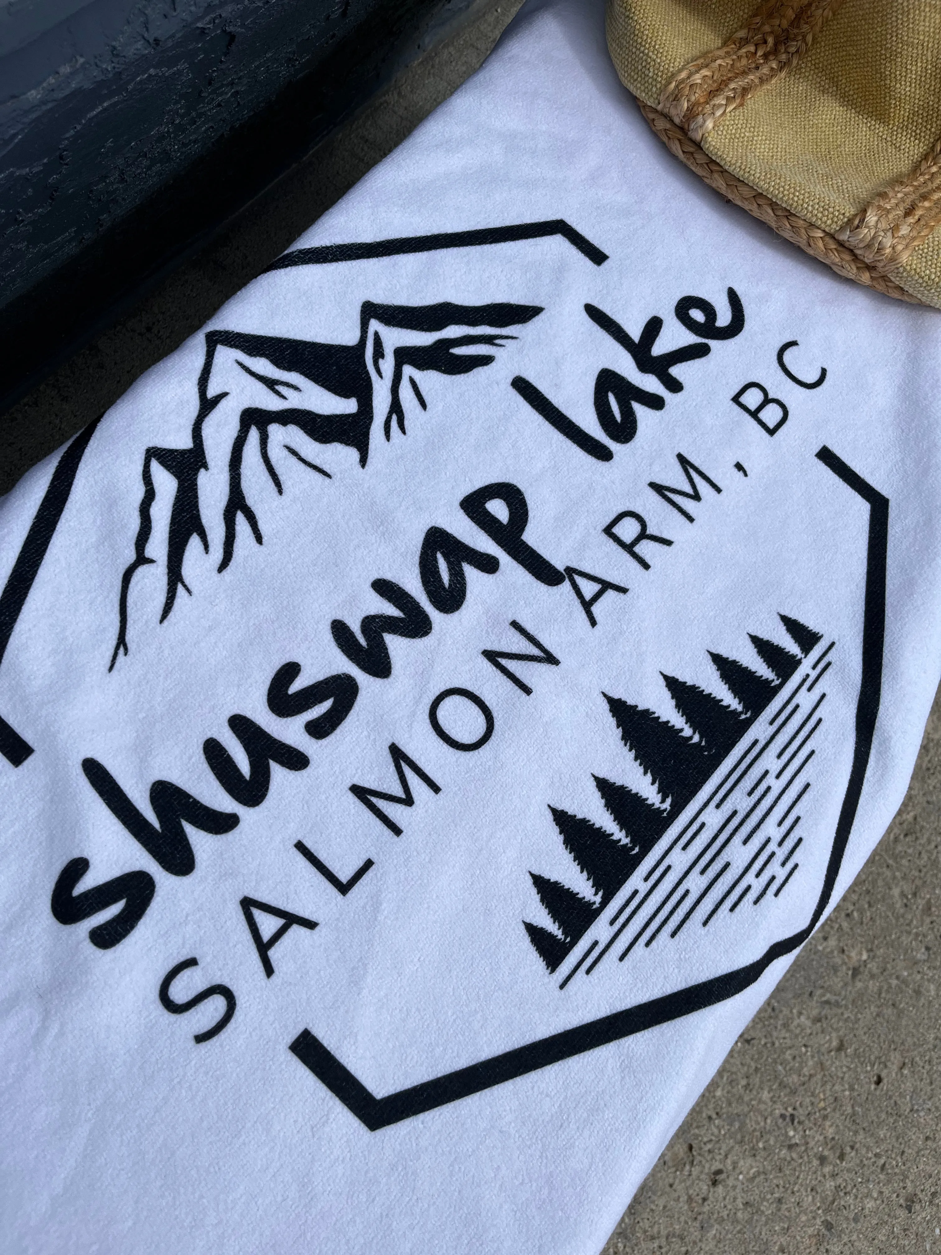 Beach Towel Shuswap Lake , Salmon Arm BC