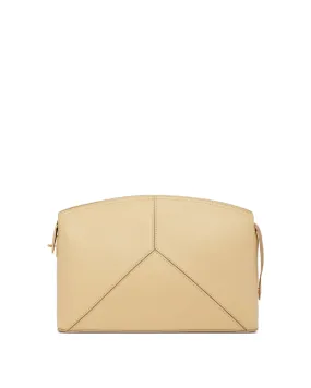 Beige Victoria Clutch Bag