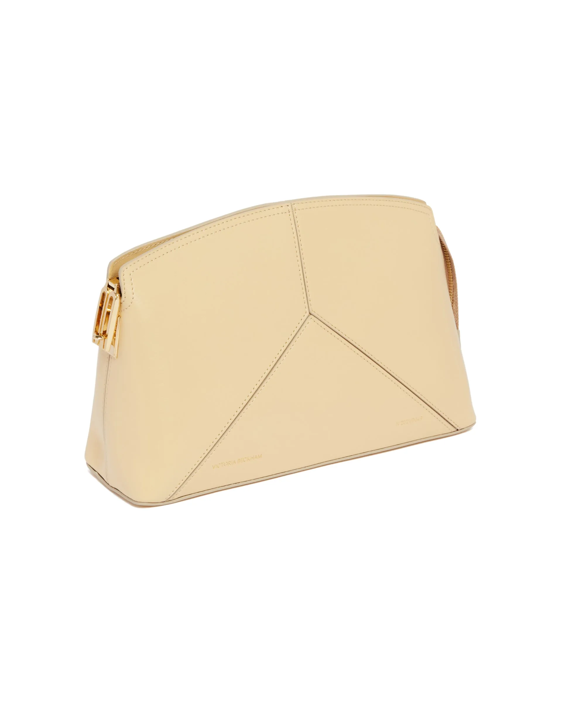 Beige Victoria Clutch Bag