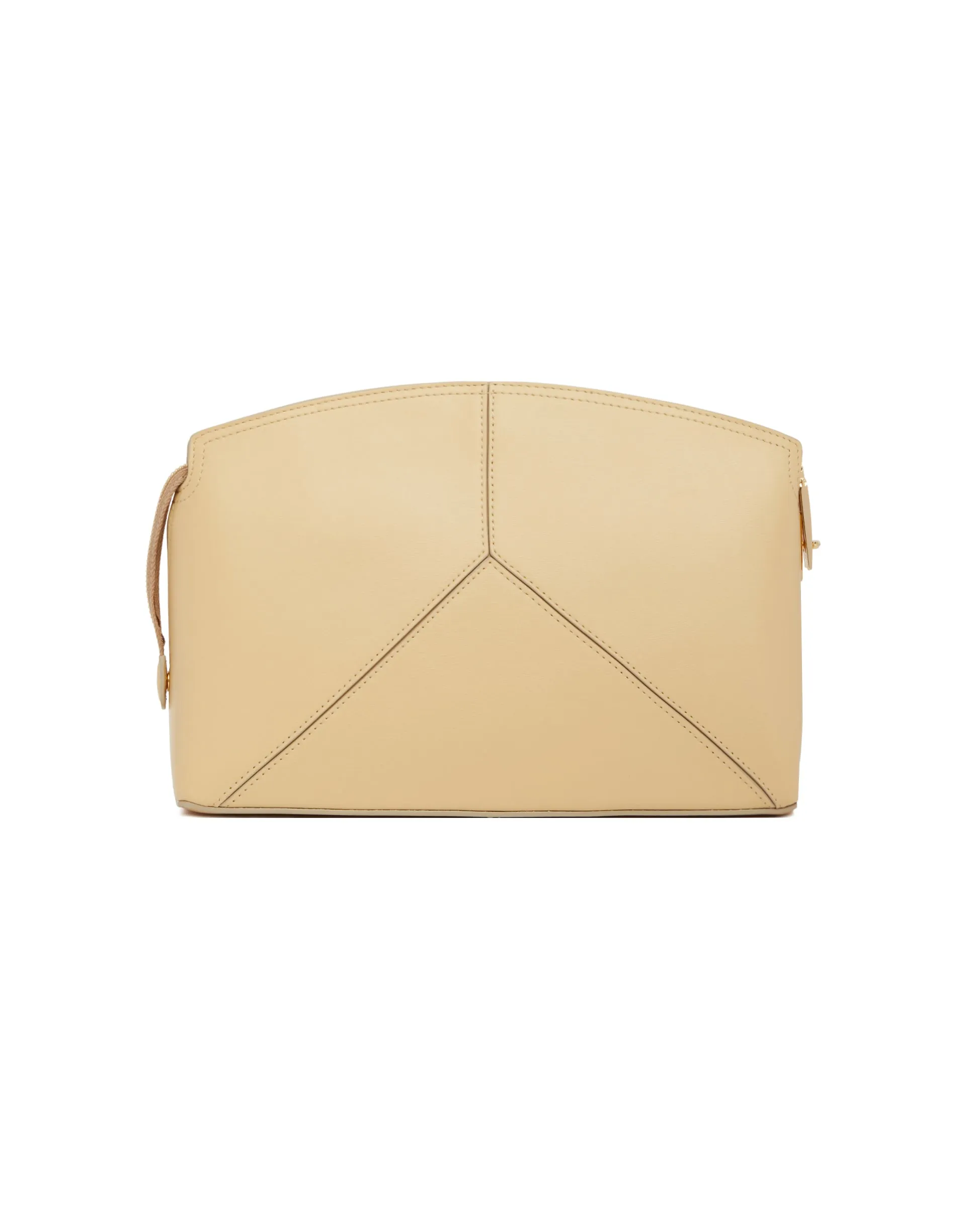 Beige Victoria Clutch Bag