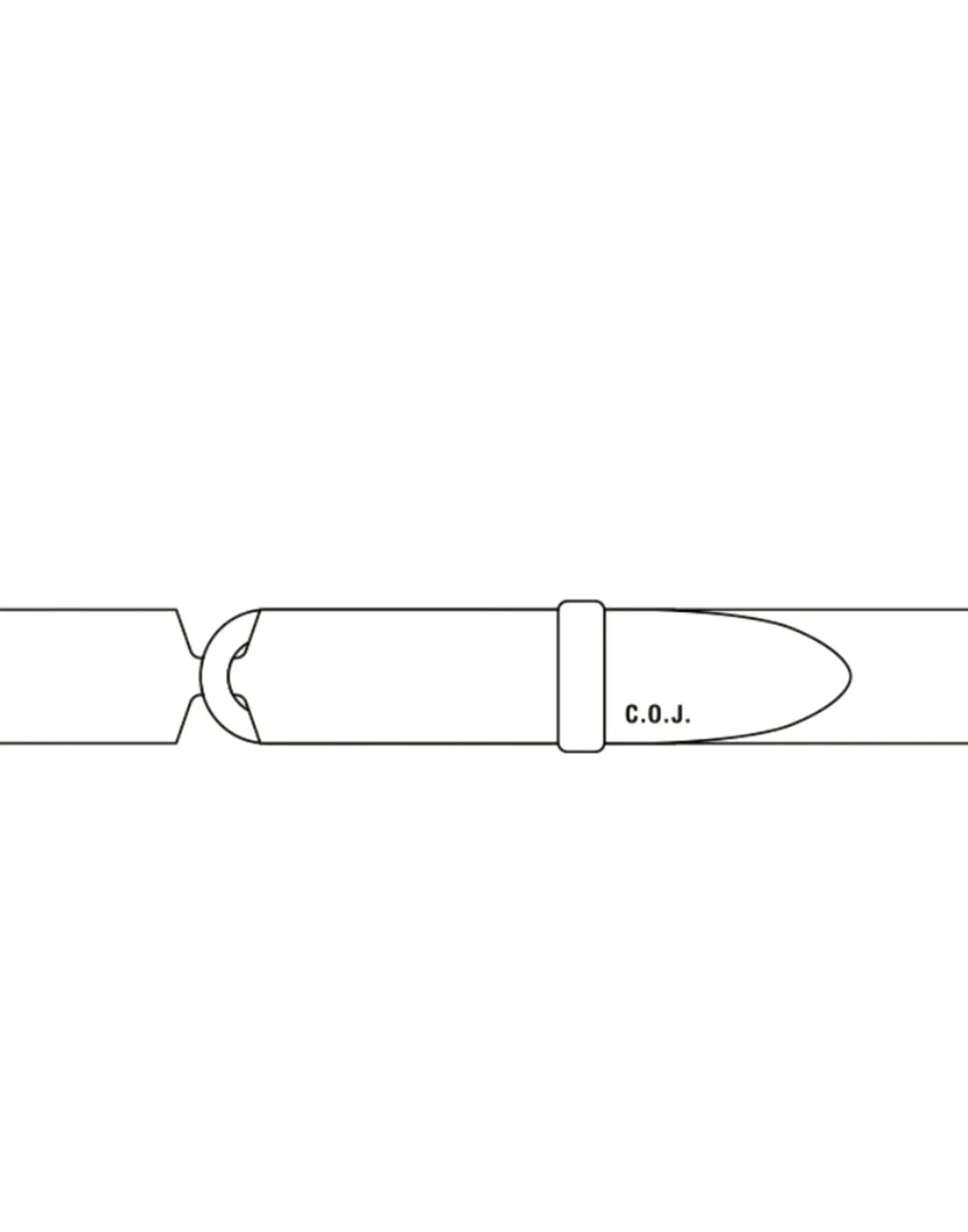 Belt for men NB0098 BLADE CUOIO ORCIANI