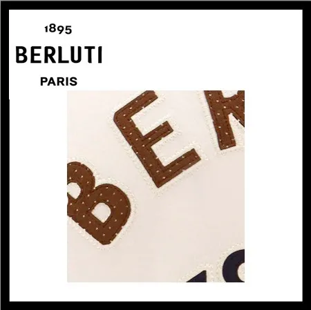 Berluti  |Unisex Cotton Logo Luxury T-Shirts