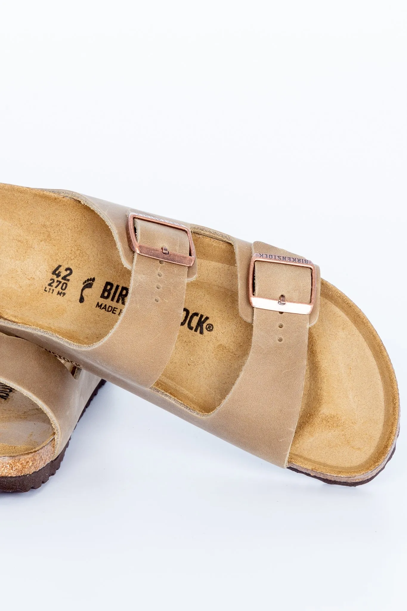 Birkenstock Ciabatta Arizona Beige Uomo