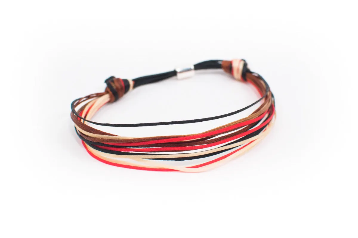 Blackhawks Thread Bracelet for Men or Women