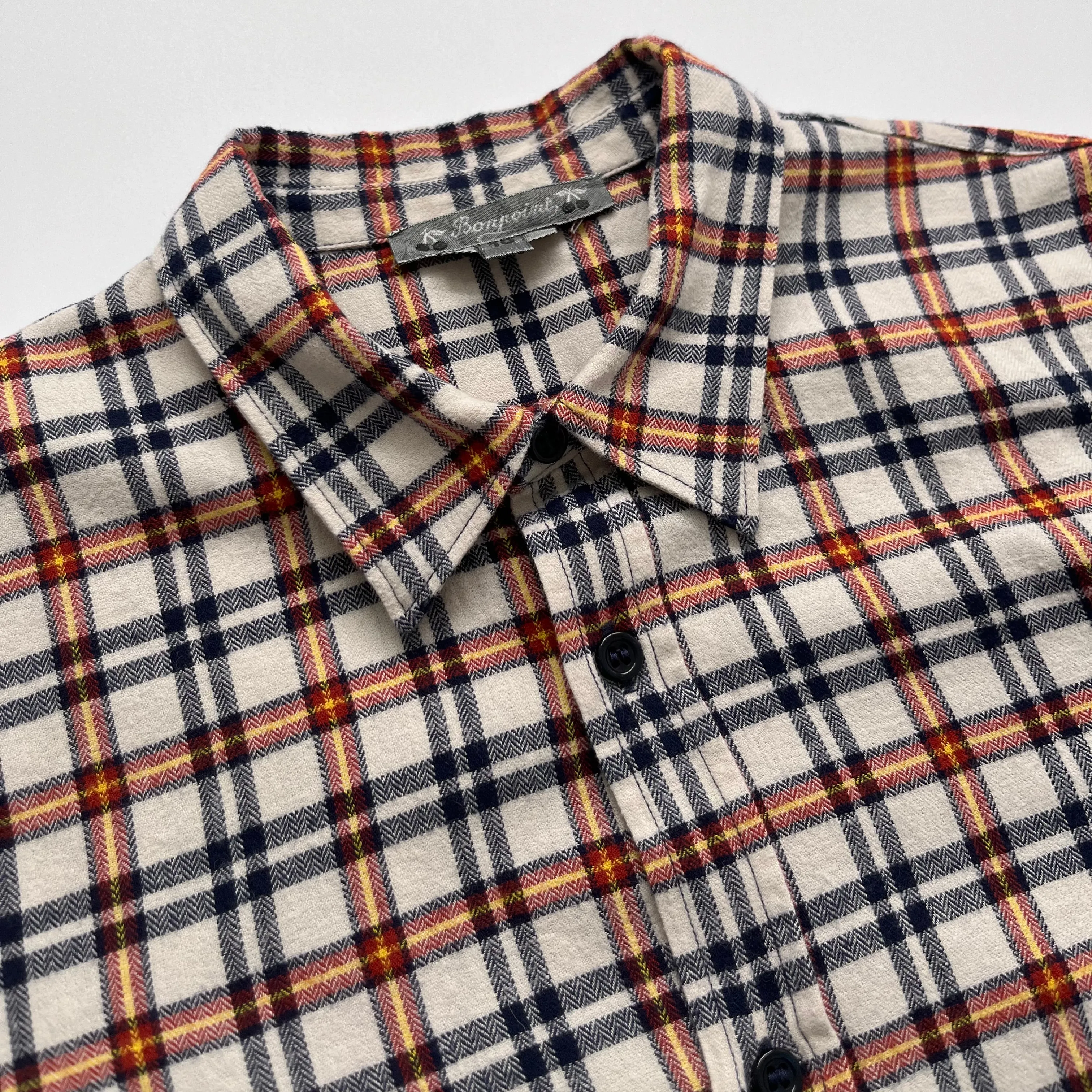 Bonpoint Brushed Cotton Flannel Check Shirt: 10 Years