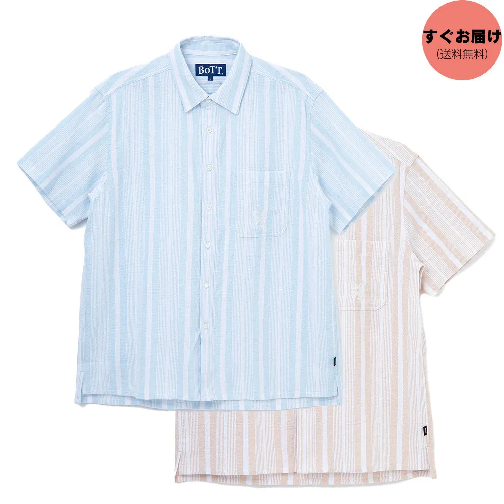 BoTT  |Stripes Unisex Short Sleeves Shirts