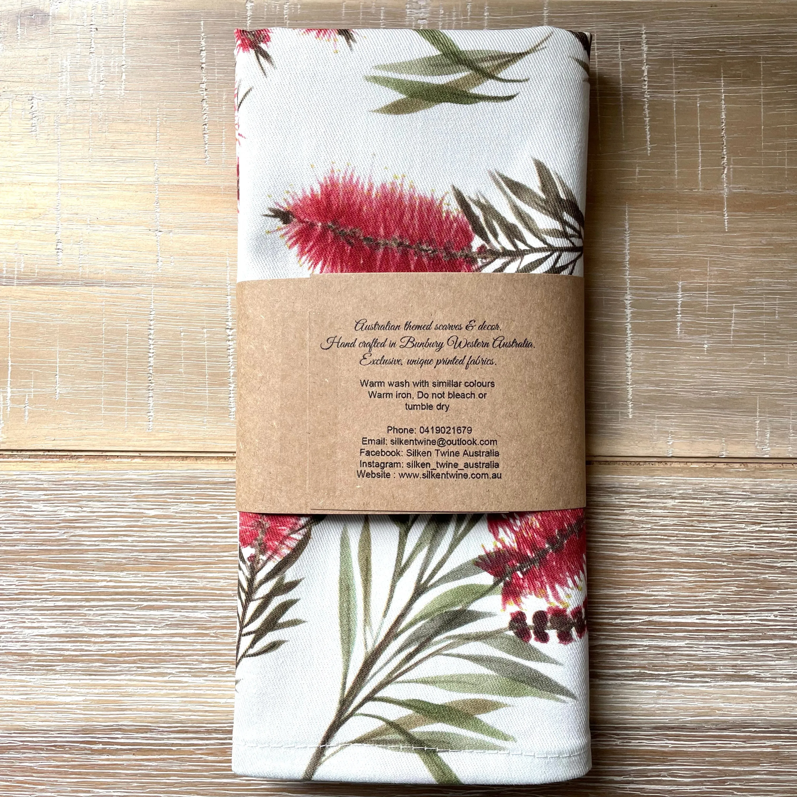 Bottlebrush Tea towel