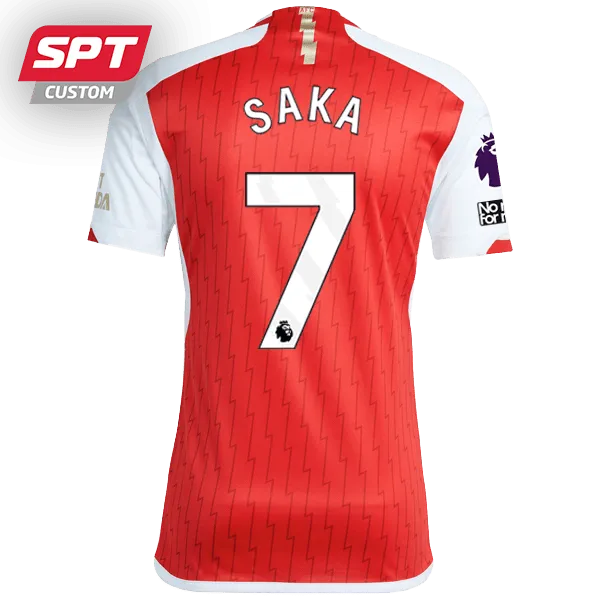 Bukayo Saka #7 Arsenal FC Adults Home Jersey - 2023/24