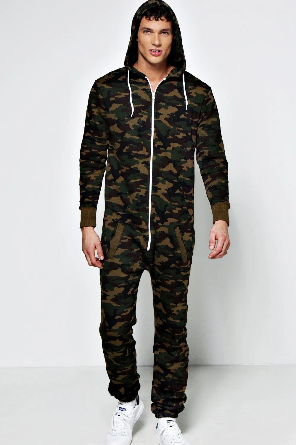 Camo Hooded Onesie