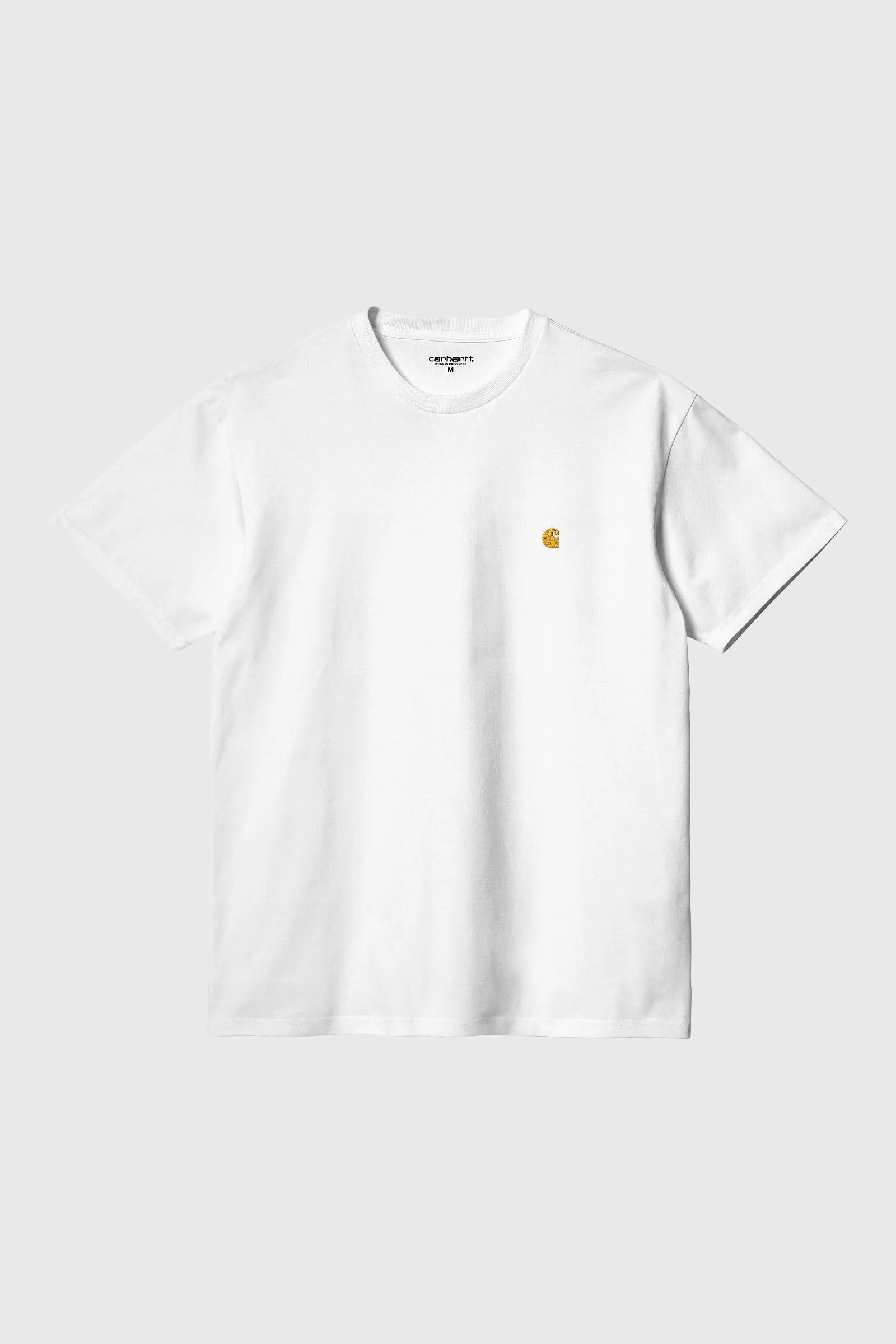 Carhartt Wip T-shirt S/s Chase Bianco Uomo