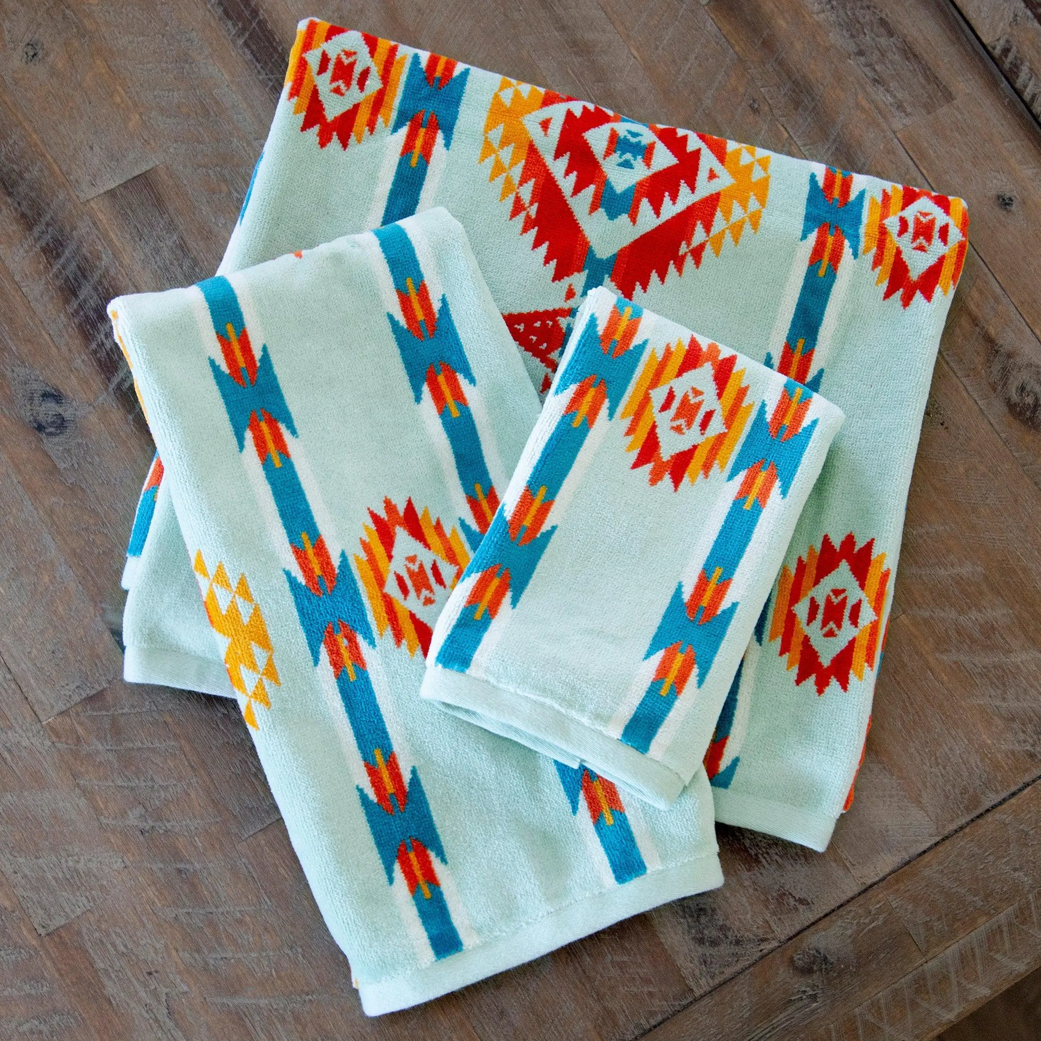 Carstens Rowan Southwestern Jaquard Towel