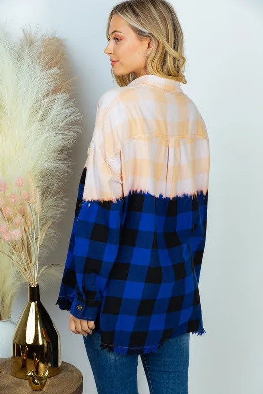 Catch Up Dip Dye Flannel