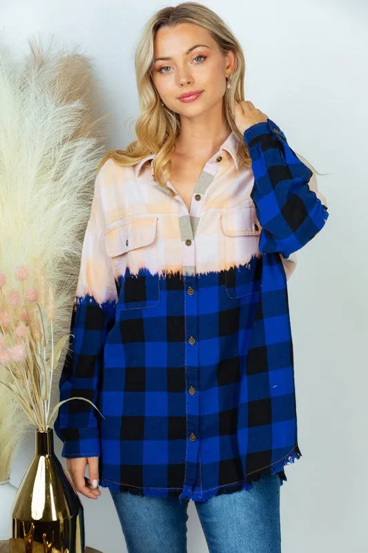 Catch Up Dip Dye Flannel