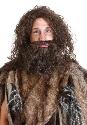 Caveman Beard and Wig Set