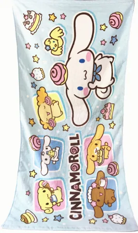 Cinnamorolls beach towel shower towel