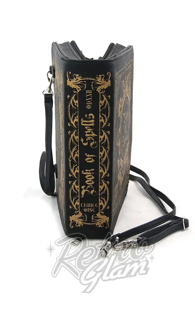 Comeco Book of Spells Black Crossbody/Clutch Handbag