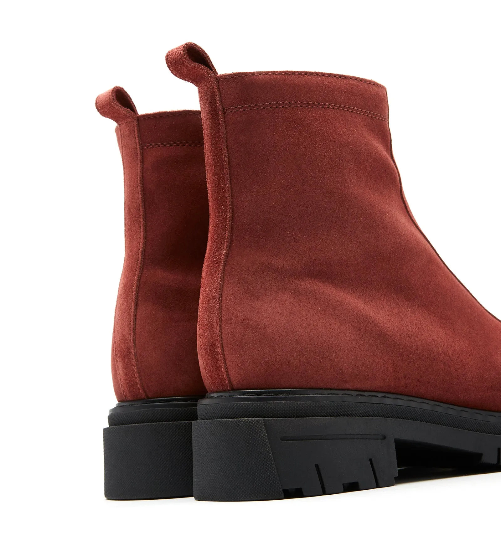 DEON SHEARLING-LINED SUEDE BOOTIE