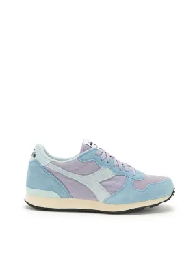 Diadora Women Camaro Suede Trainers Lavender Gray / Stone Blue