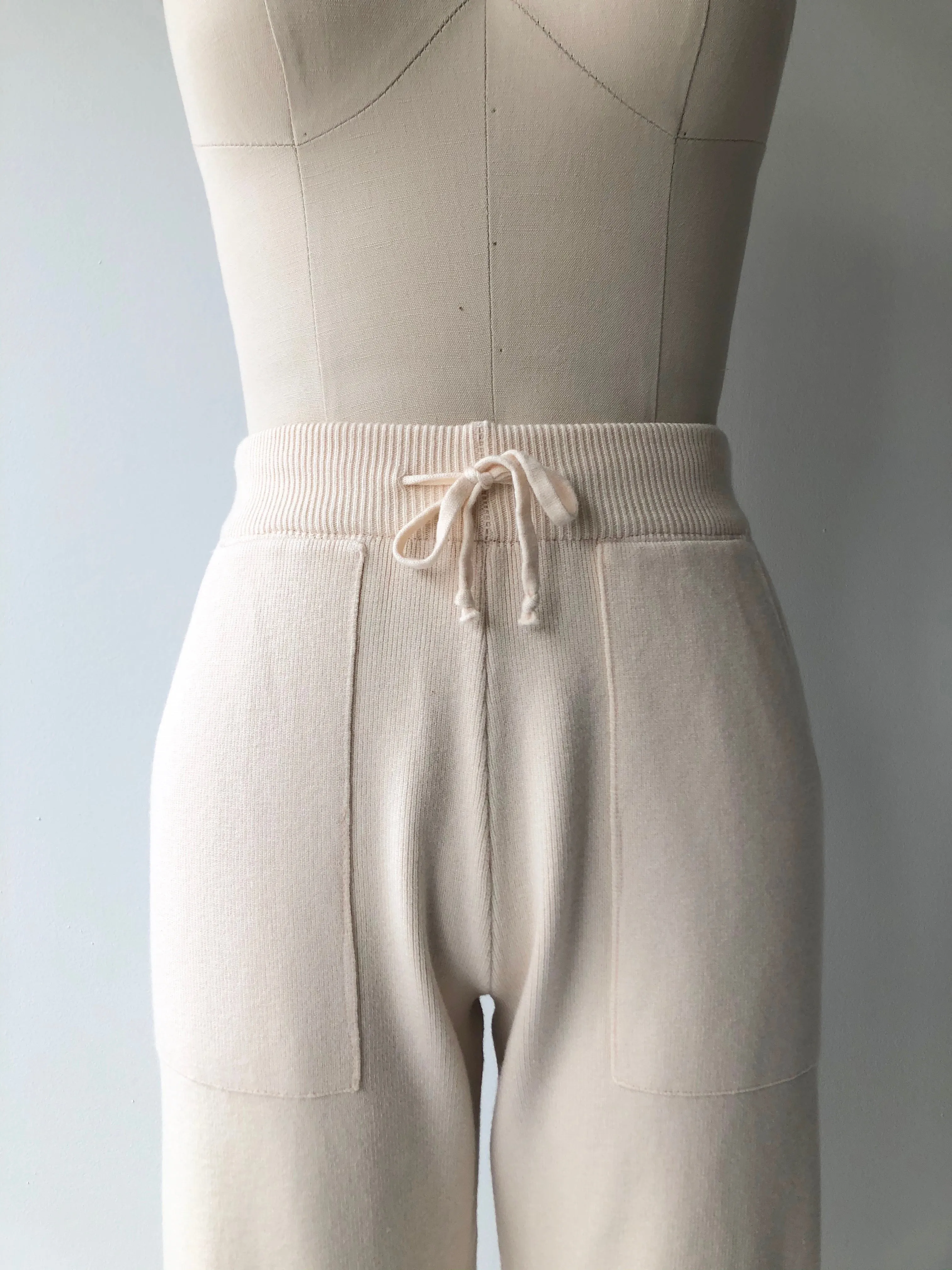 Downy Knit Lounge Pant | Vanilla