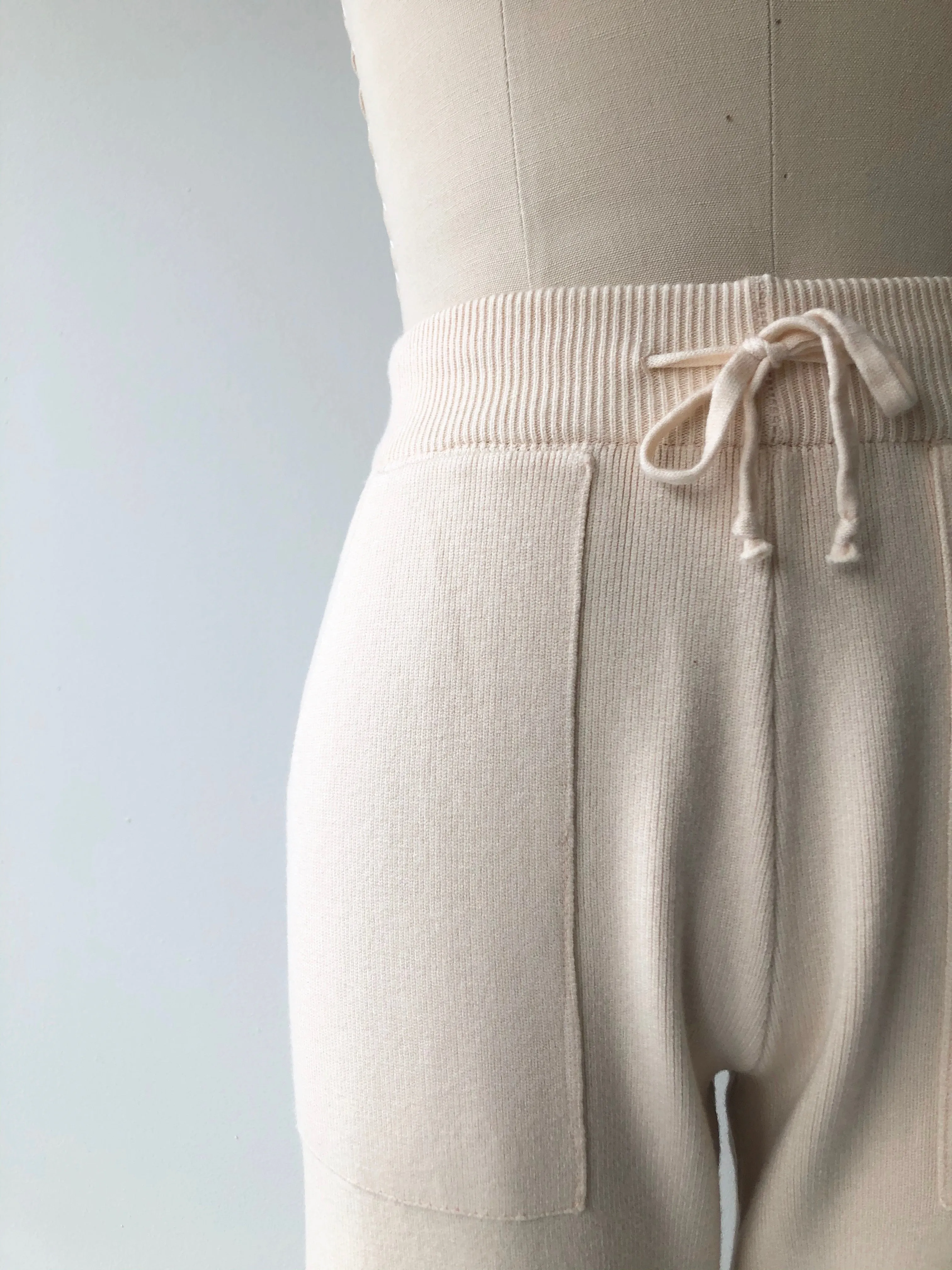 Downy Knit Lounge Pant | Vanilla