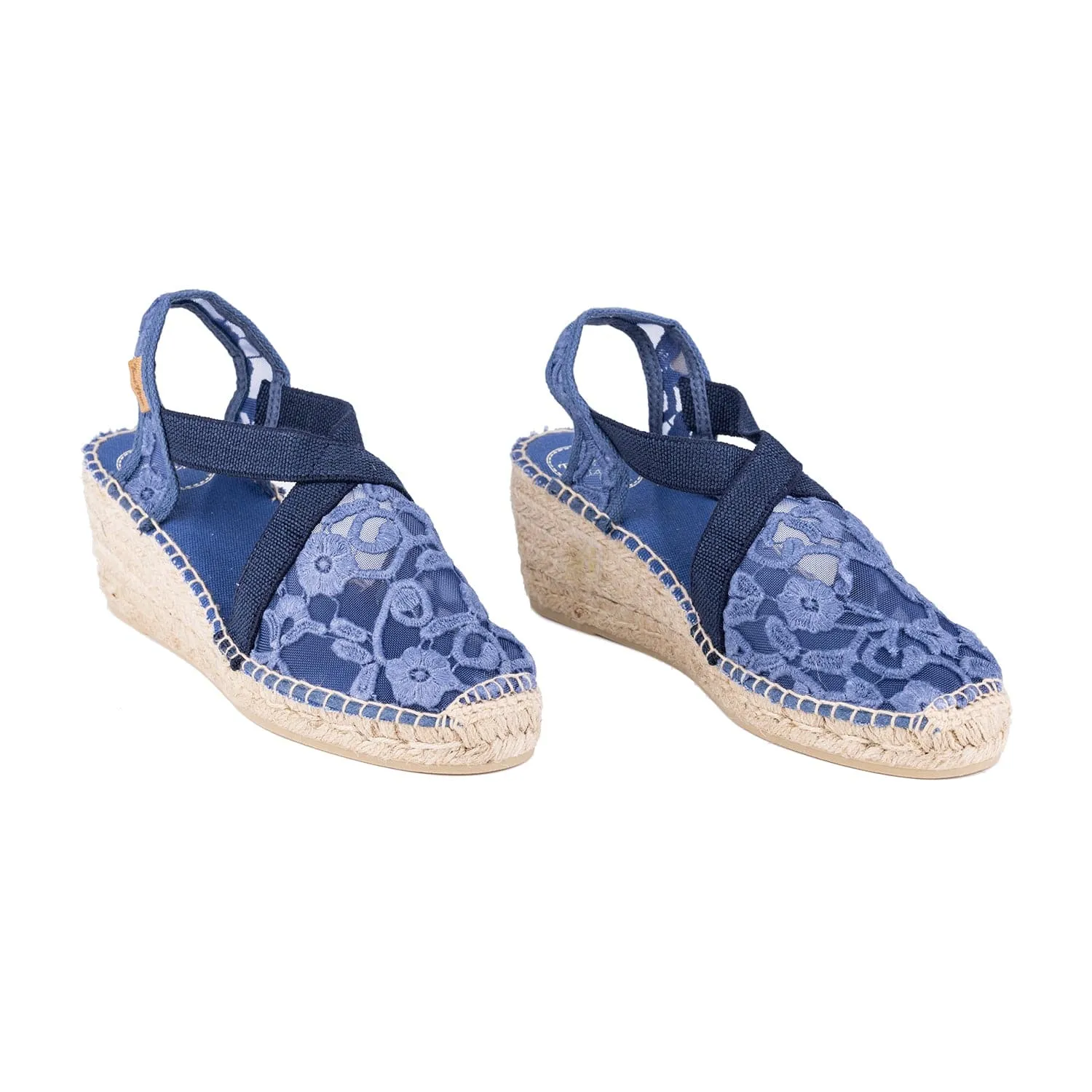 Embroidered Wedge Espadrille for Women - Terra-ZD