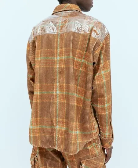 ERL  |Other Plaid Patterns Street Style Long Sleeves Shirts