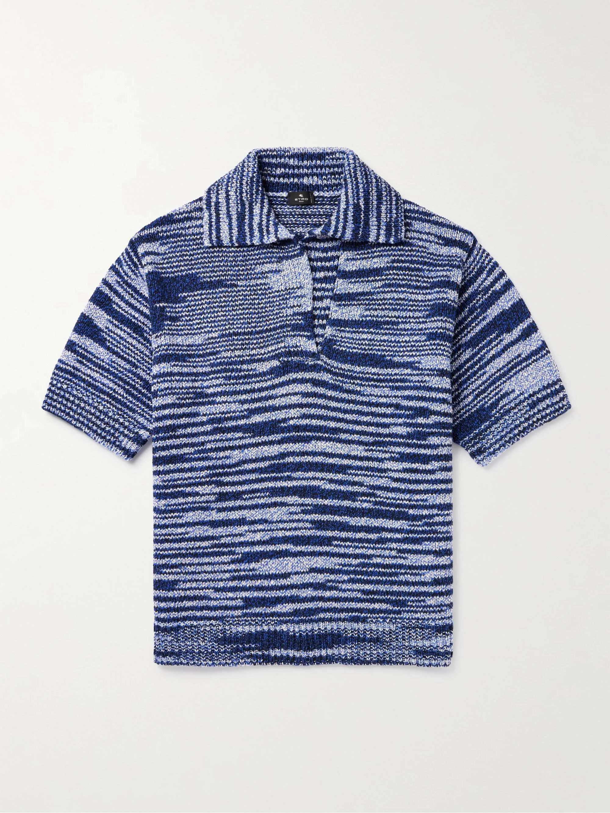 ETRO  |Unisex Cotton Short Sleeves Luxury Polos