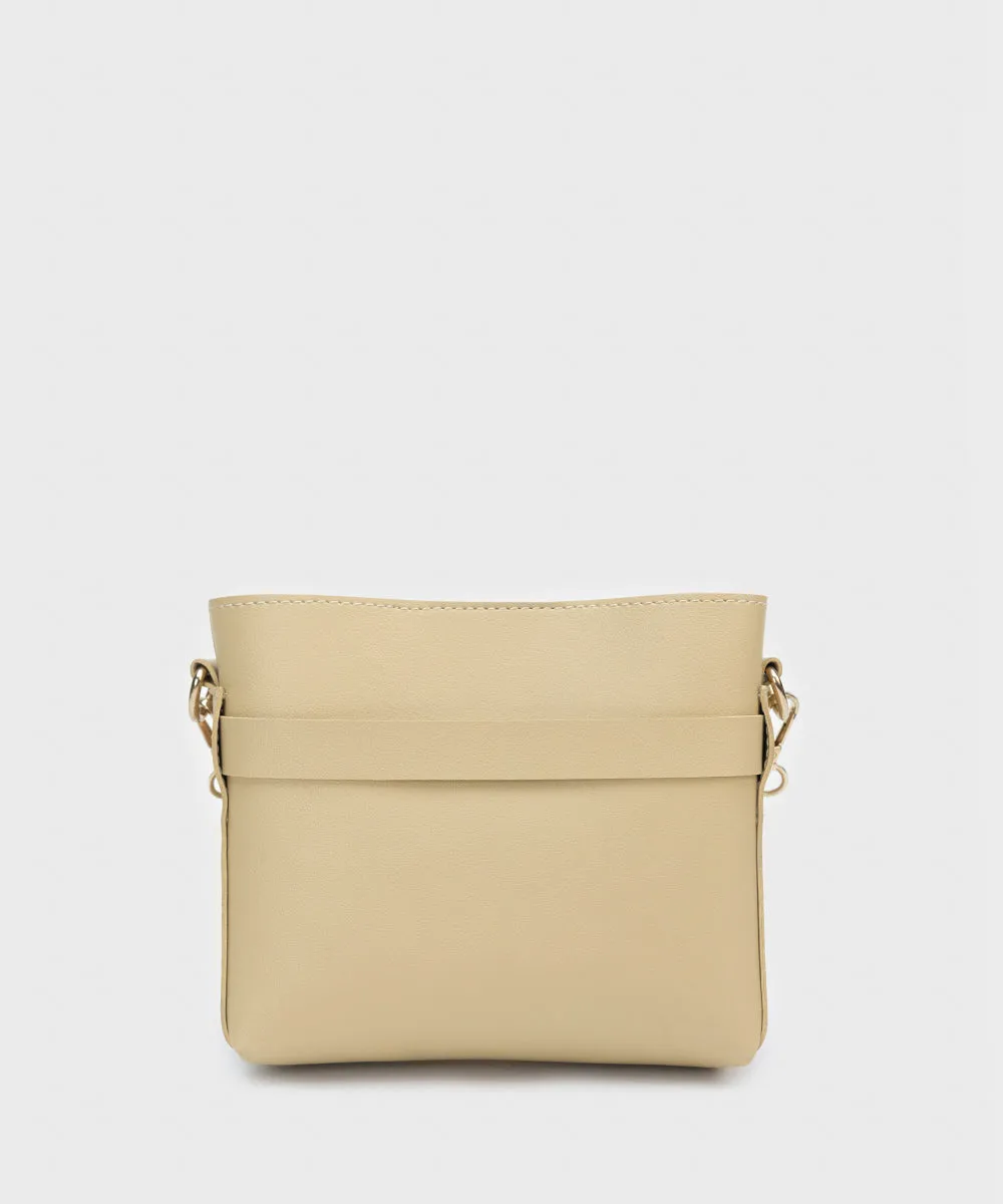 Faux Leather Crossbody Bag